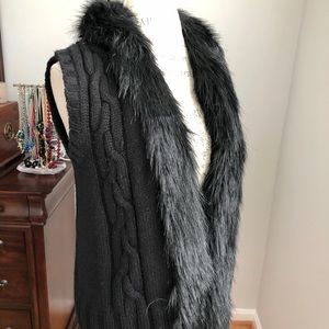 Faux Fur Lined Vest